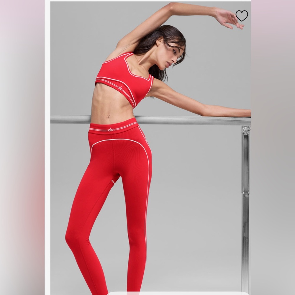 ALO Yoga Red Women's Pants & Jumpsuit Set